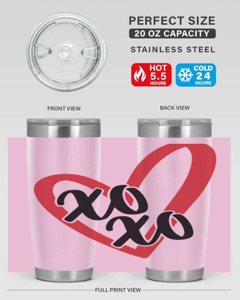 xoxo 11#- valentines day- Tumbler