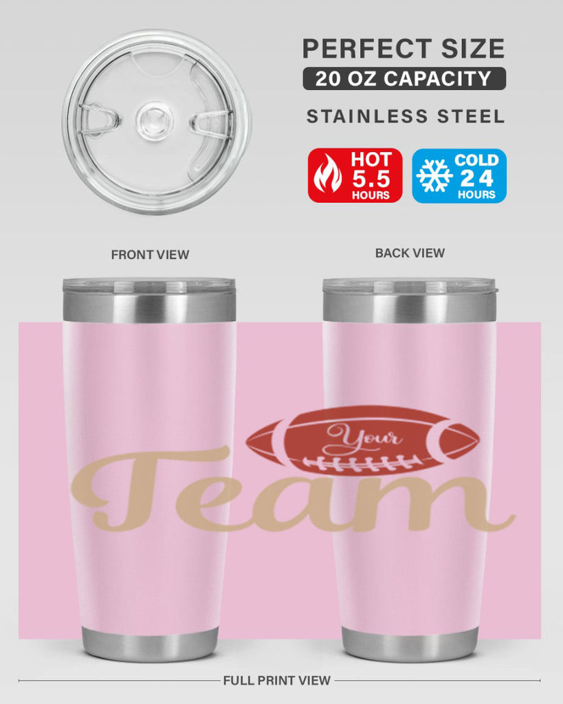 your team 2271#- softball- Tumbler