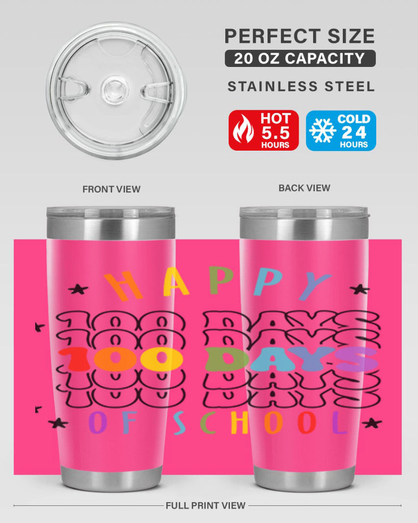 100 days of school Sublimation 33#- 100 days of school- Tumbler