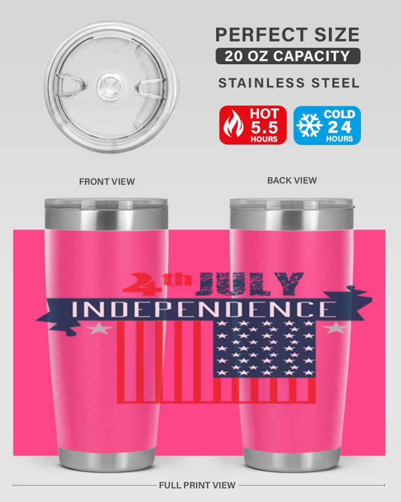 4th July Independent Style 65#- Fourt Of July- Tumbler