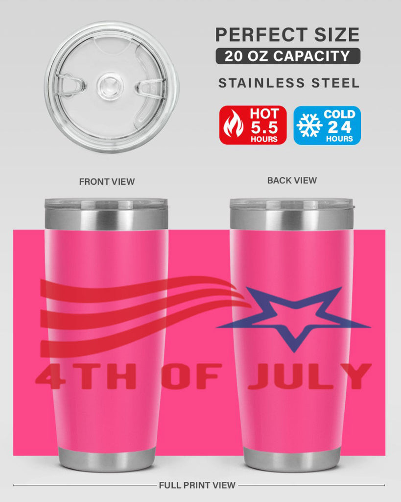 4th of July design Style 66#- Fourt Of July- Tumbler