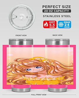 A beautiful and happy princess with gold dress game 131#- anime- Tumbler
