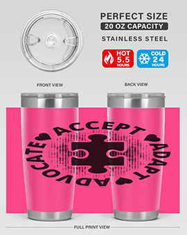Accept Style 41#- autism- Tumbler