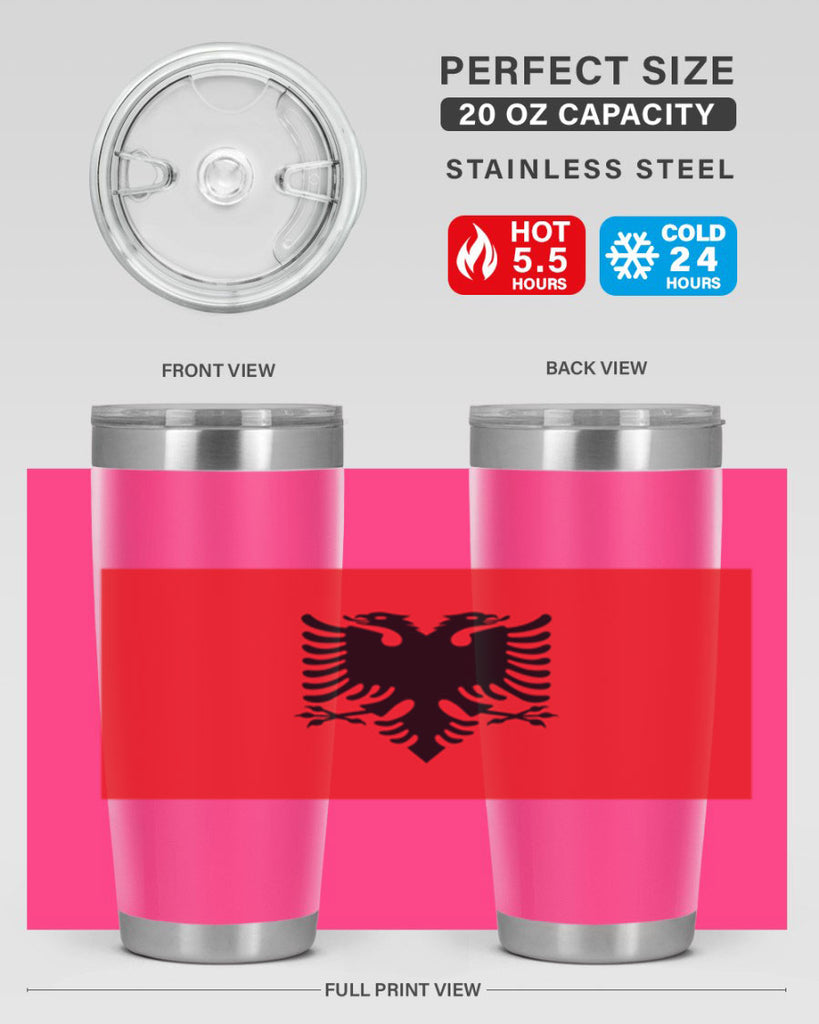 Albania 196#- world flags- Tumbler