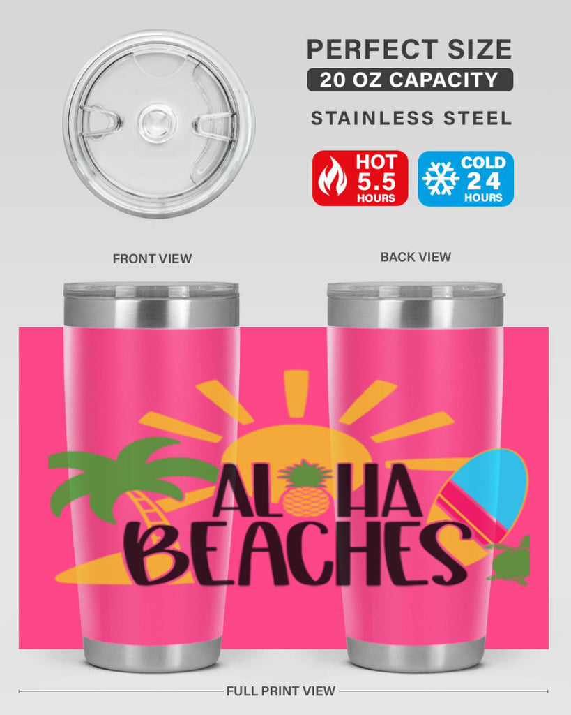 Aloha Beaches Style 55#- summer- Tumbler