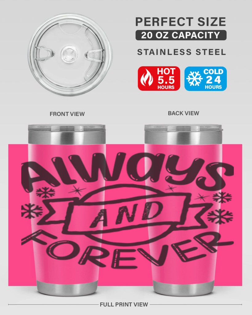 Always and forever 16#- winter- Tumbler