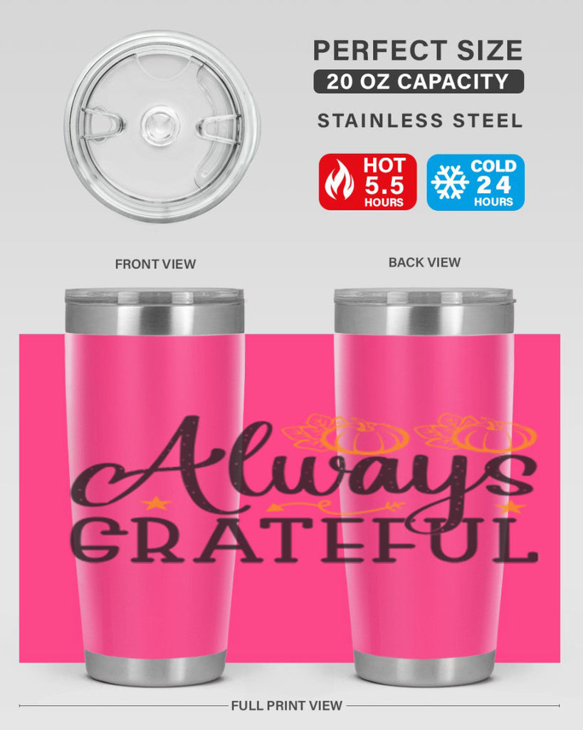 Alwaysgrateful 9#- fall- Tumbler