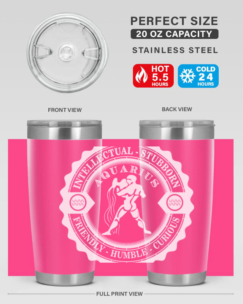 Aquarius 45#- zodiac- Tumbler