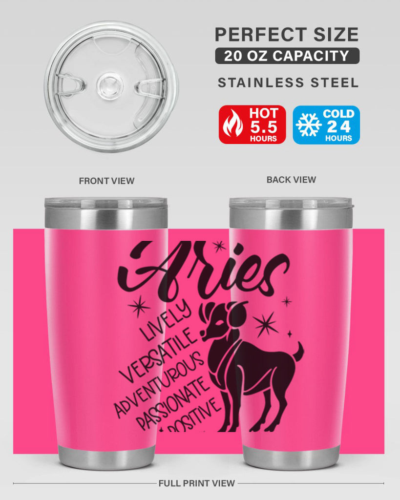 Aries 100#- zodiac- Tumbler