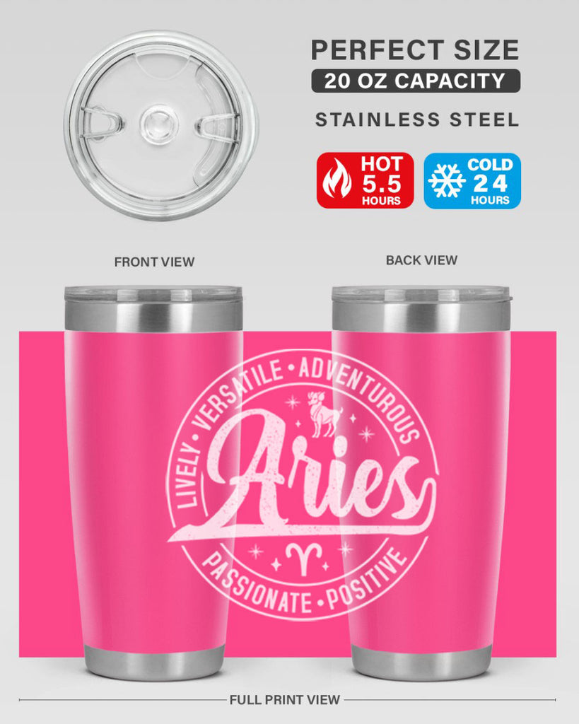 Aries 103#- zodiac- Tumbler
