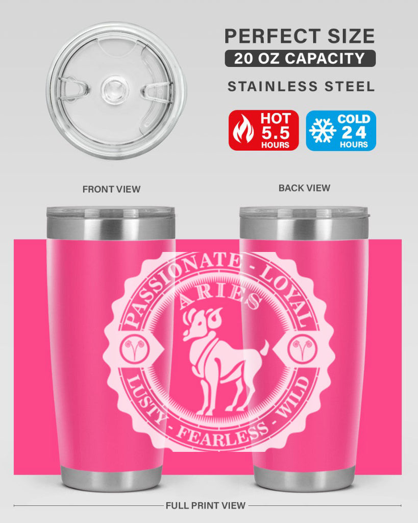 Aries 4#- zodiac- Tumbler
