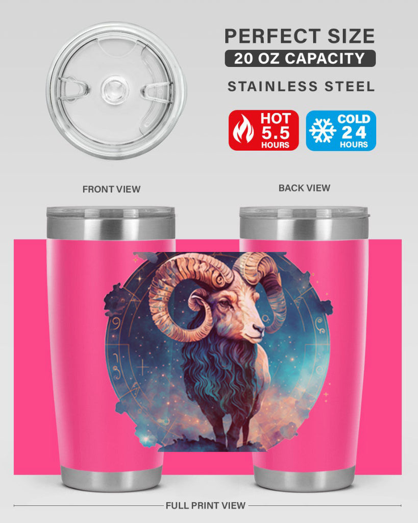 Aries 92#- zodiac- Tumbler