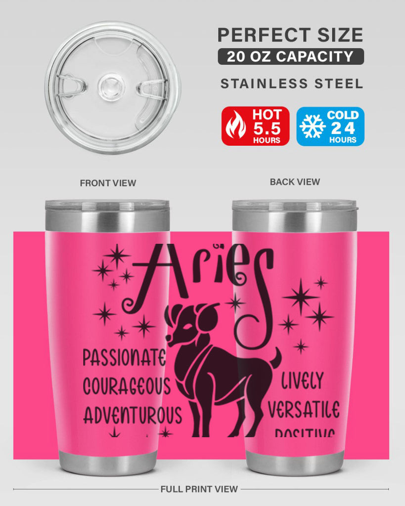 Aries 93#- zodiac- Tumbler