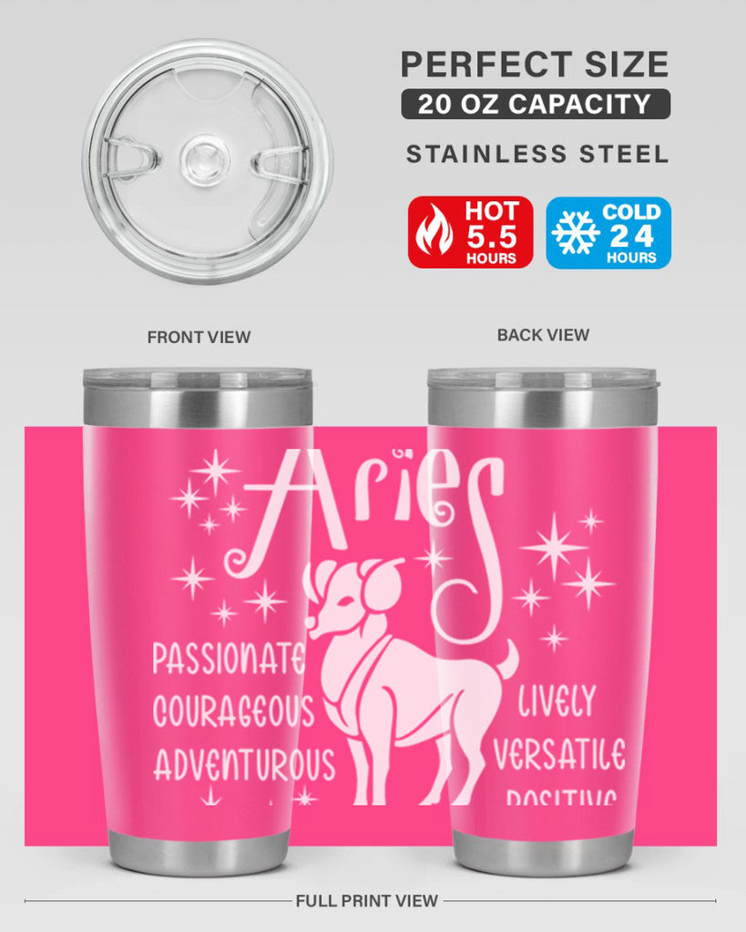 Aries 99#- zodiac- Tumbler