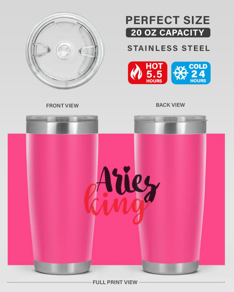 Aries king 96#- zodiac- Tumbler