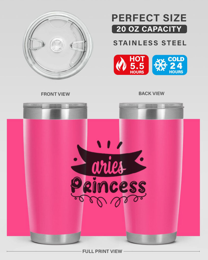 Aries princess 116#- zodiac- Tumbler