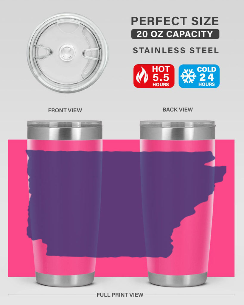 Arkansas 47#- stateflags- Tumbler
