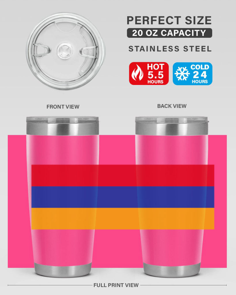 Armenia 190#- world flags- Tumbler