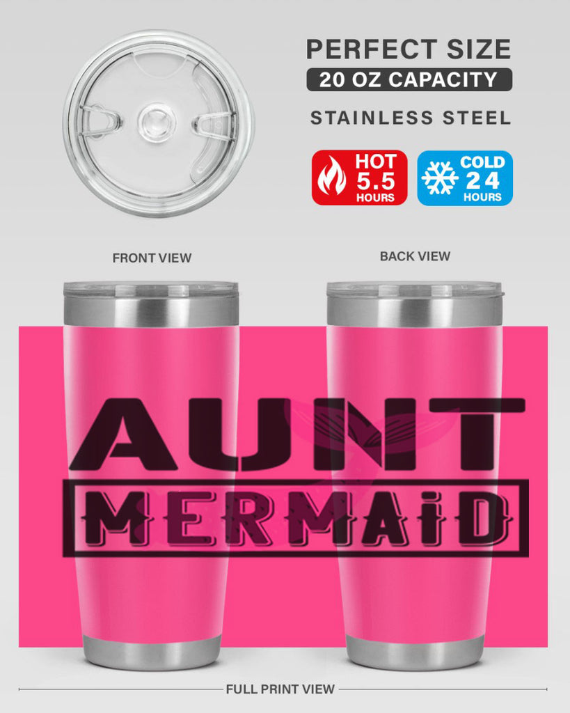 Aunt mermaid 17#- mermaid- Tumbler