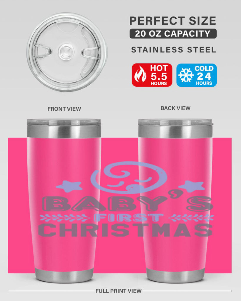 Baby First Christmas Style 2#- baby shower- tumbler