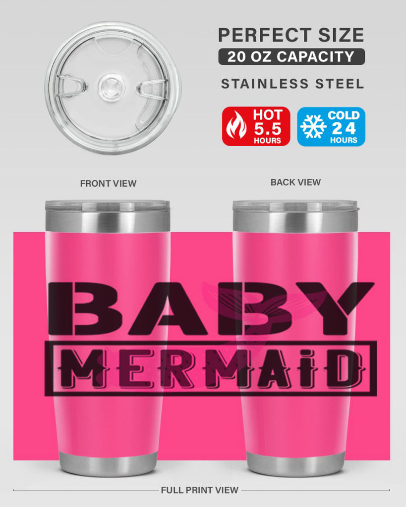 Baby mermaid 29#- mermaid- Tumbler