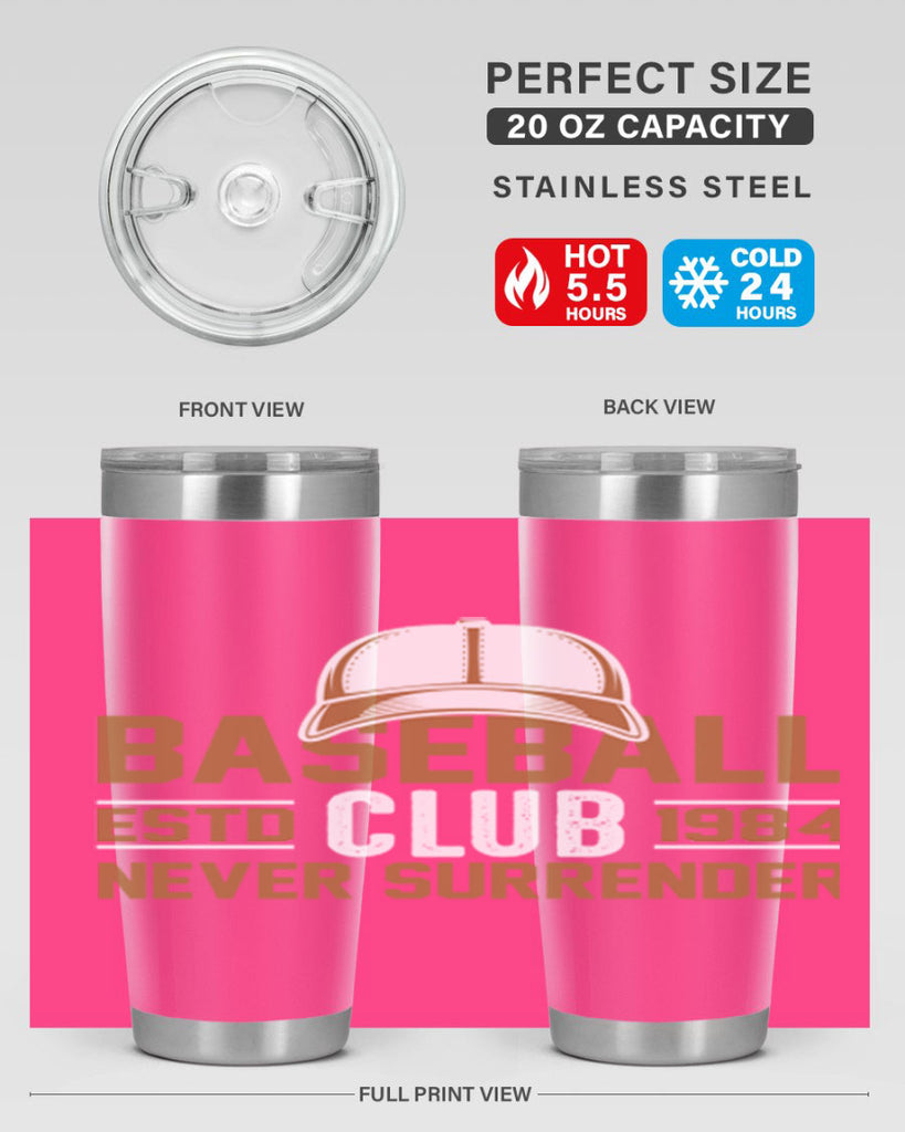 Base 1447#- baseball- Tumbler