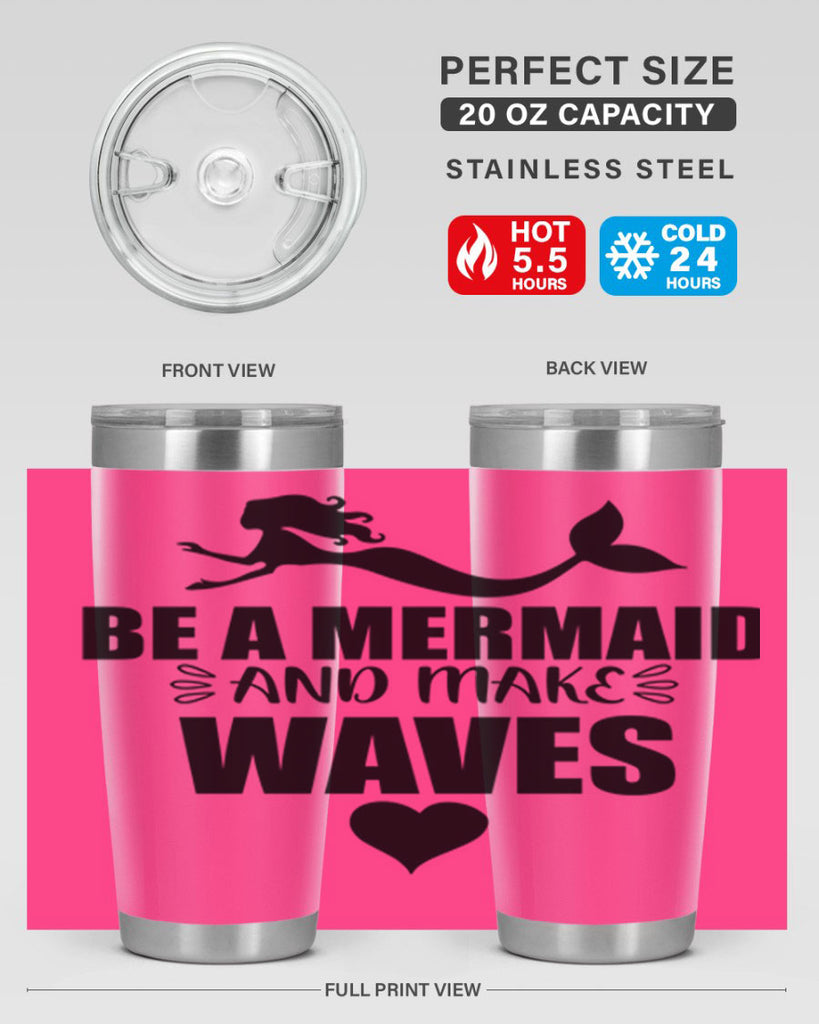 Be a Mermaid and make 53#- mermaid- Tumbler