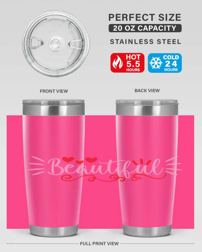Beautiful Style 163#- make up- Tumbler