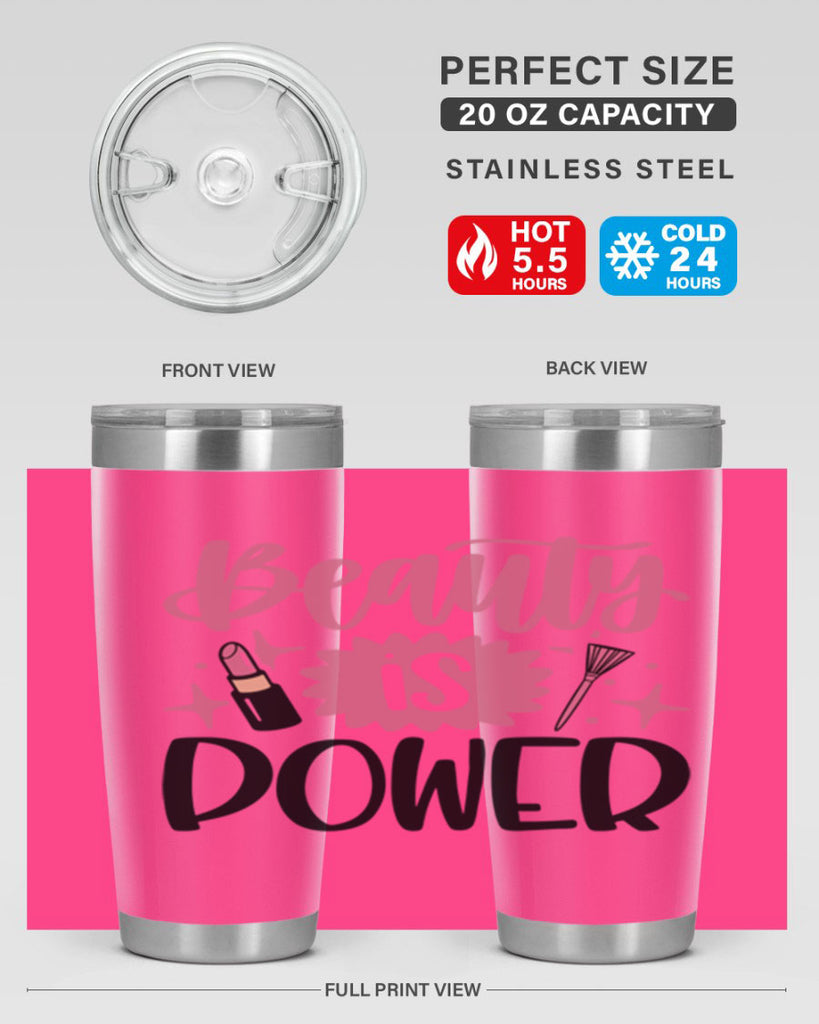 Beauty Is Power Style 135#- make up- Tumbler