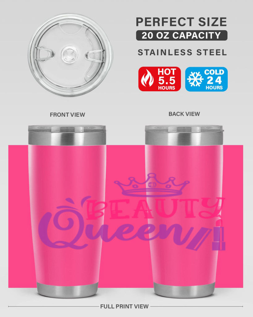 Beauty Queen Style 250#- make up- Tumbler