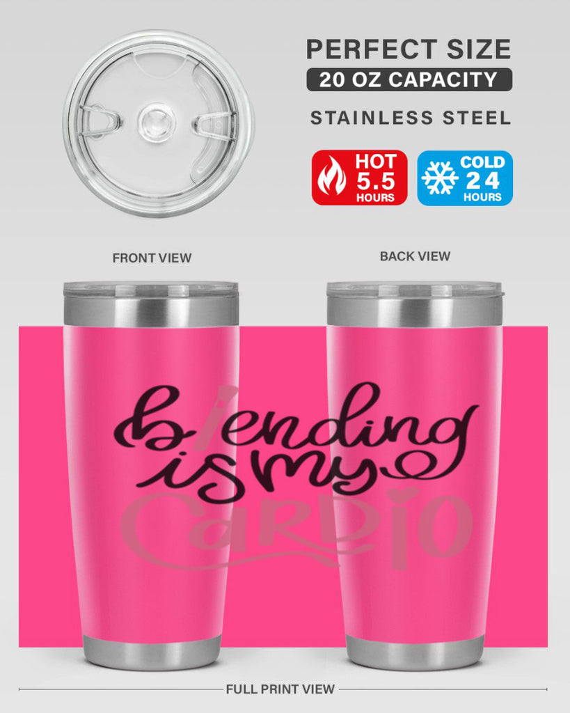 Blending is my Cardio Style 130#- make up- Tumbler