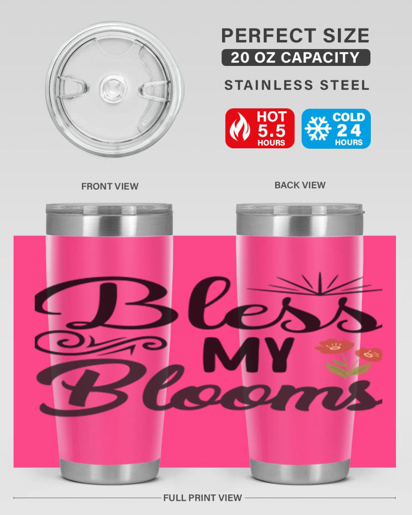 Bless My Blooms  66#- spring- Tumbler