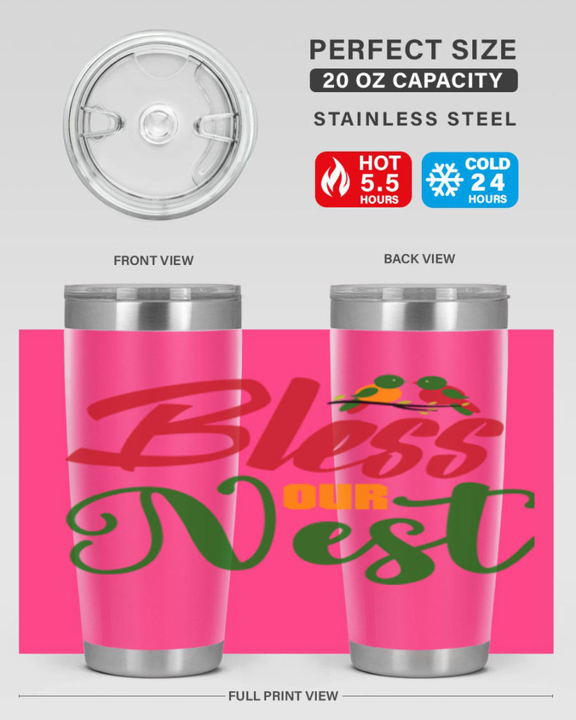 Bless Our Nest 67#- spring- Tumbler