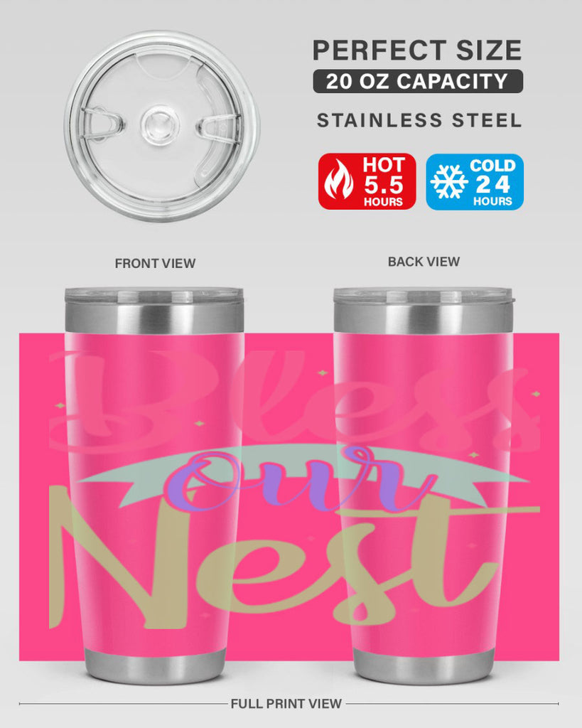 Bless our nest 49#- spring- Tumbler