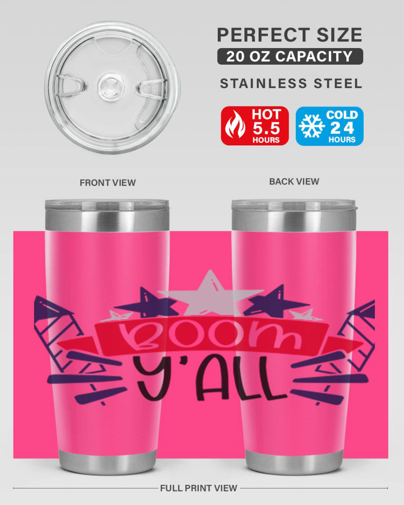 Boom Yall Style 146#- Fourt Of July- Tumbler