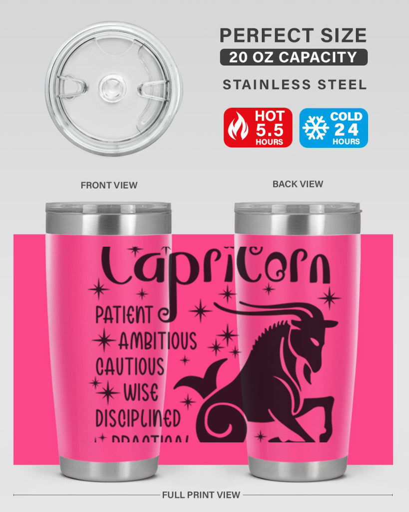 Capricorn 182#- zodiac- Tumbler