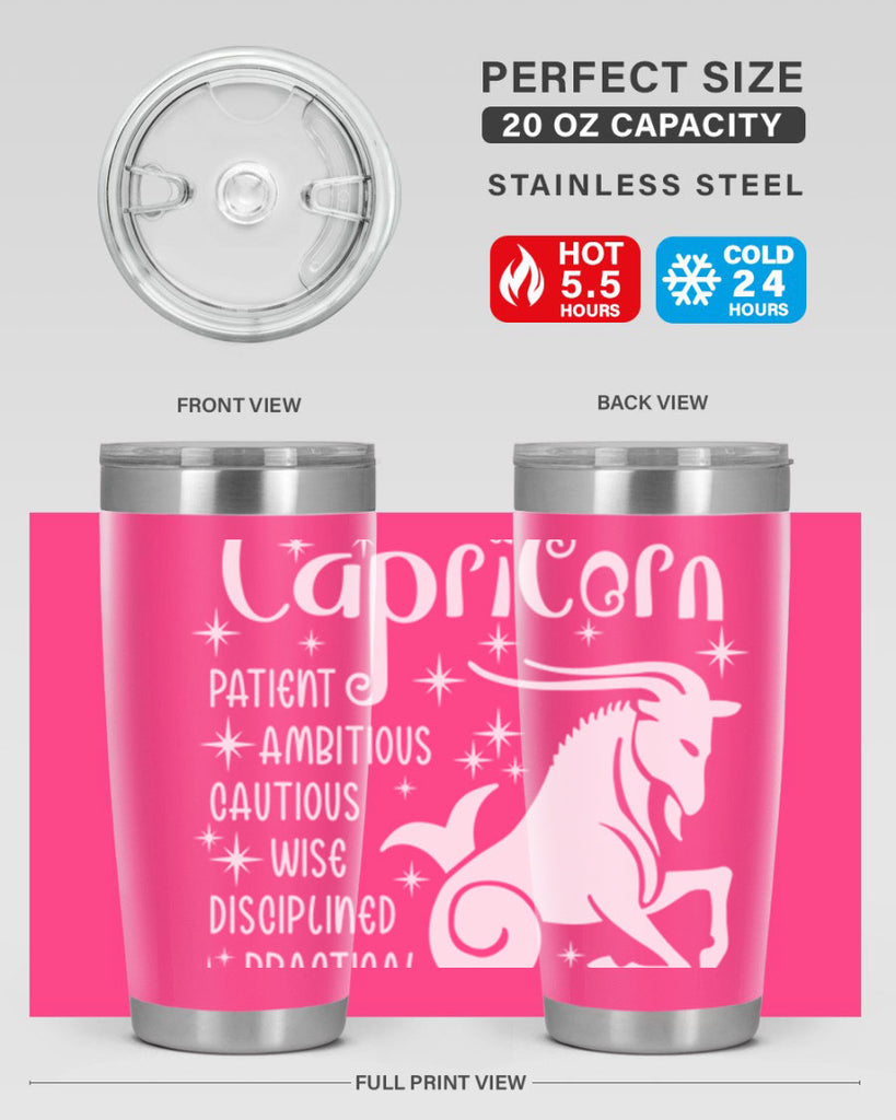 Capricorn 186#- zodiac- Tumbler