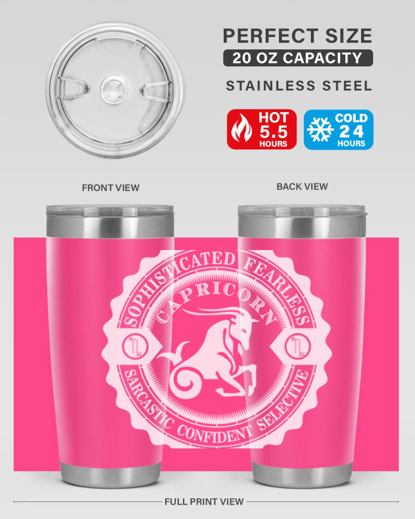 Capricorn 41#- zodiac- Tumbler