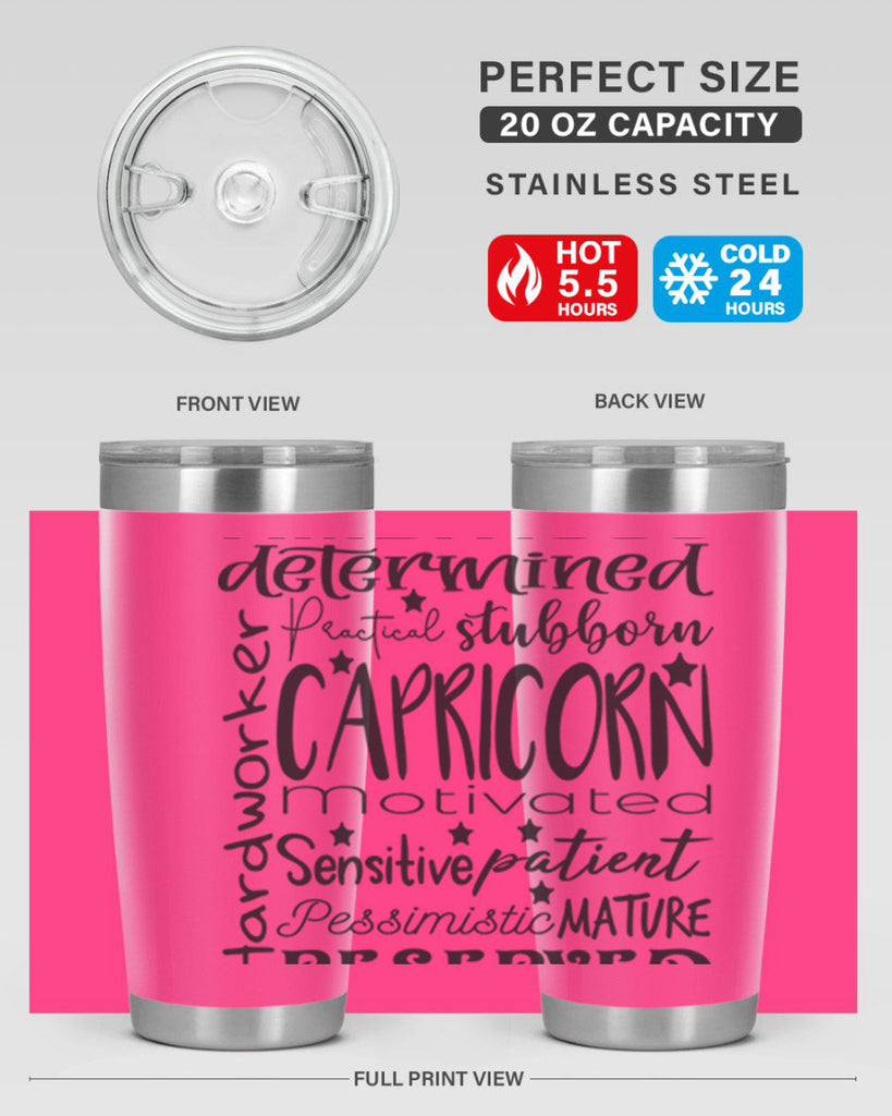 Capricorn 566#- zodiac- Tumbler