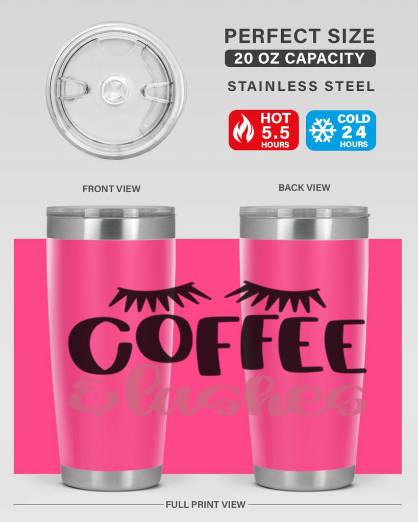 Coffee Lashes Style 110#- make up- Tumbler
