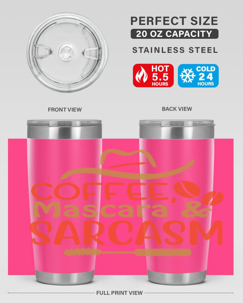 Coffee Mascara Sarcasm 21#- fashion- Cotton Tank