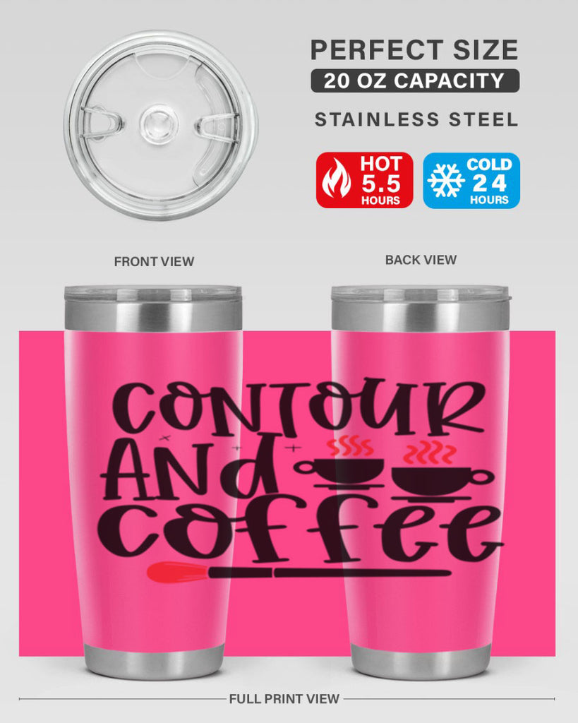 Contour And Coffee Style 242#- make up- Tumbler