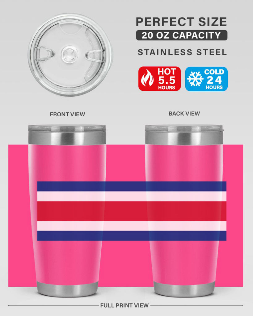 Costa Rica 157#- world flags- Tumbler