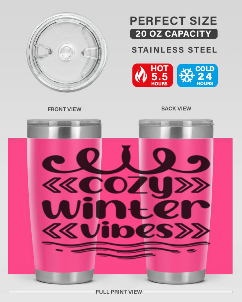 Cozy Winter Vibes 80#- winter- Tumbler
