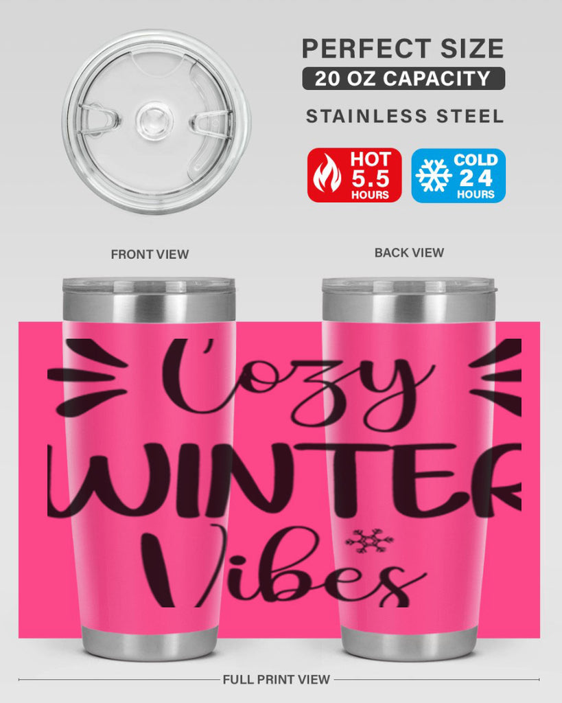 Cozy Winter Vibes76#- winter- Tumbler