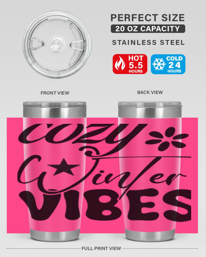 Cozy winter vibes 79#- winter- Tumbler