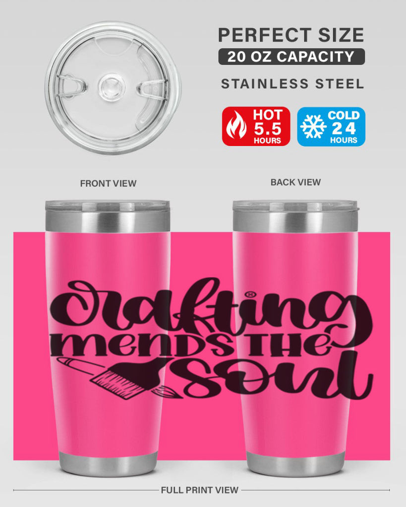 Crafting Mends The Soul 32#- crafting- Tumbler