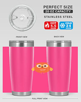 Cute Owl A TurtleRabbit 2#- owl- Tumblers