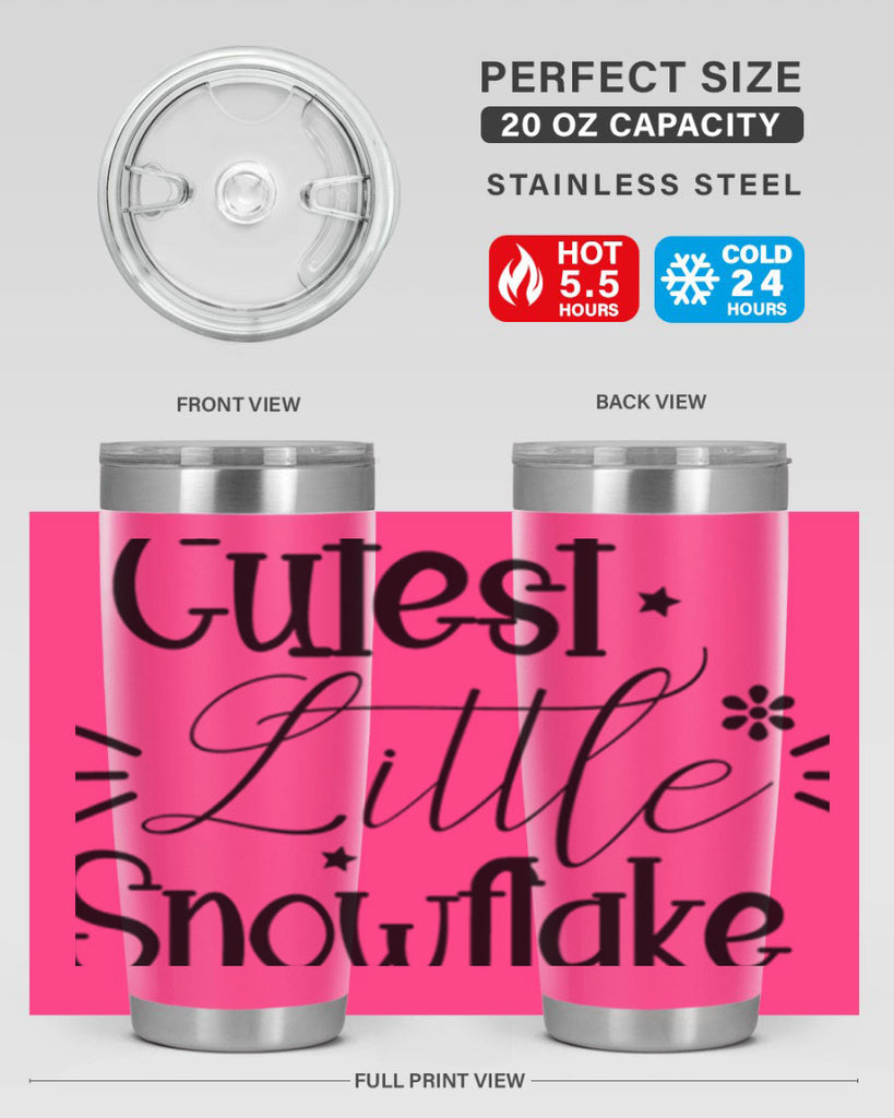 Cutest Little Snowflake90#- winter- Tumbler