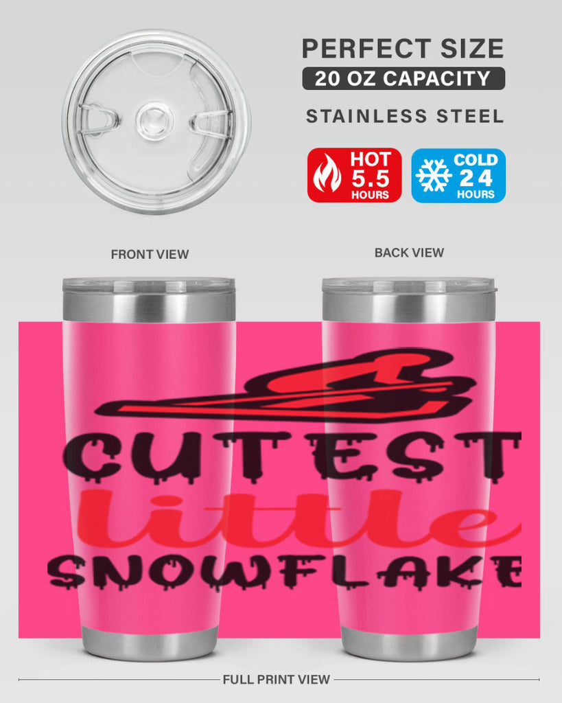 Cutest little snowflake 87#- winter- Tumbler